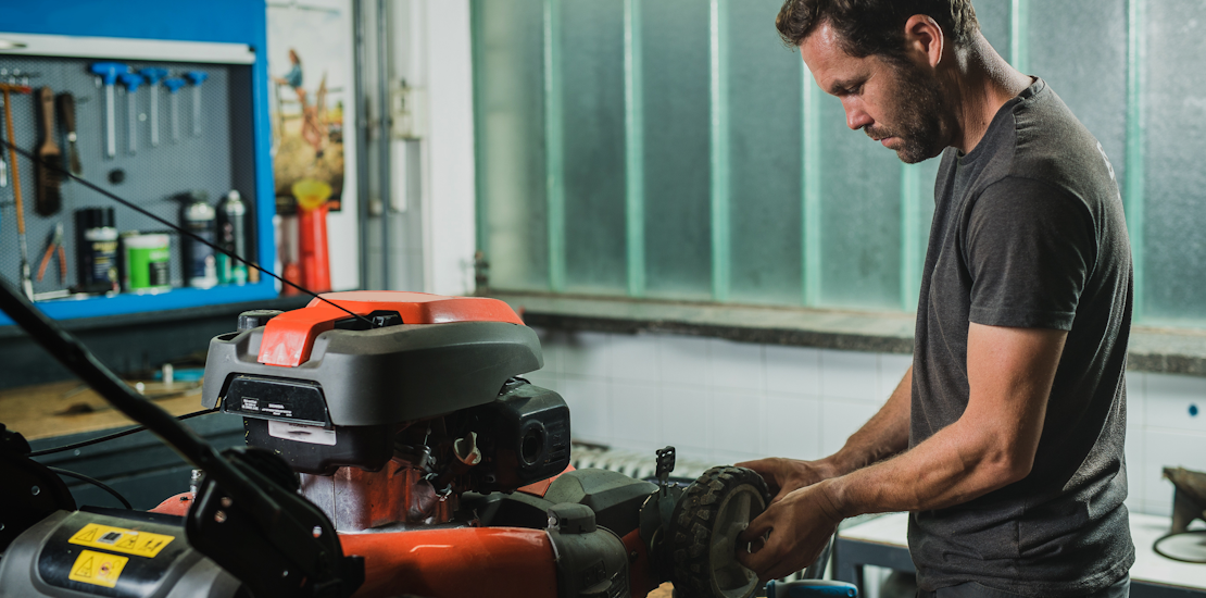 Lawn mower wheel repair hotsell